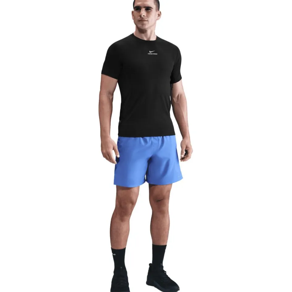 Nike Sportshirt*Pro shirt heren black white