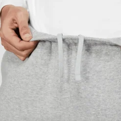 Nike Broeken*Sportswear Club Fleece joggingbroek heren dark  greyheather matte silver white