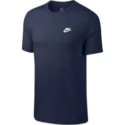 Nike Shirts, Polo's & Blouses*Sportswear Club shirt heren midnight navy white