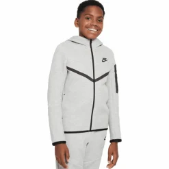 Nike Truien & Vesten*Sportswear Tech Fleece vest junior dark grey heather black