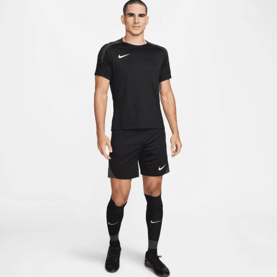 Nike Voetbalkleding*Strike Dri-FIT voetbalshirt heren zwart anthracite wit