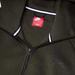 Nike Truien & Vesten*Tech Fleece Windrunner vest heren sequoia medium olive black