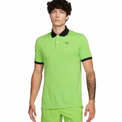 Nike Tenniskleding*The Rafa tennispolo heren action green light  lemon twist