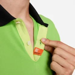 Nike Tenniskleding*The Rafa tennispolo heren action green light  lemon twist