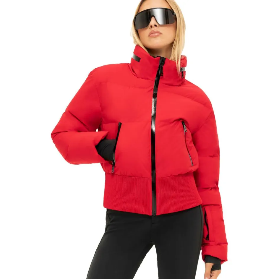 NIKKIE Ski Jassen|Wintersport*Geneva winterjas dames racing red