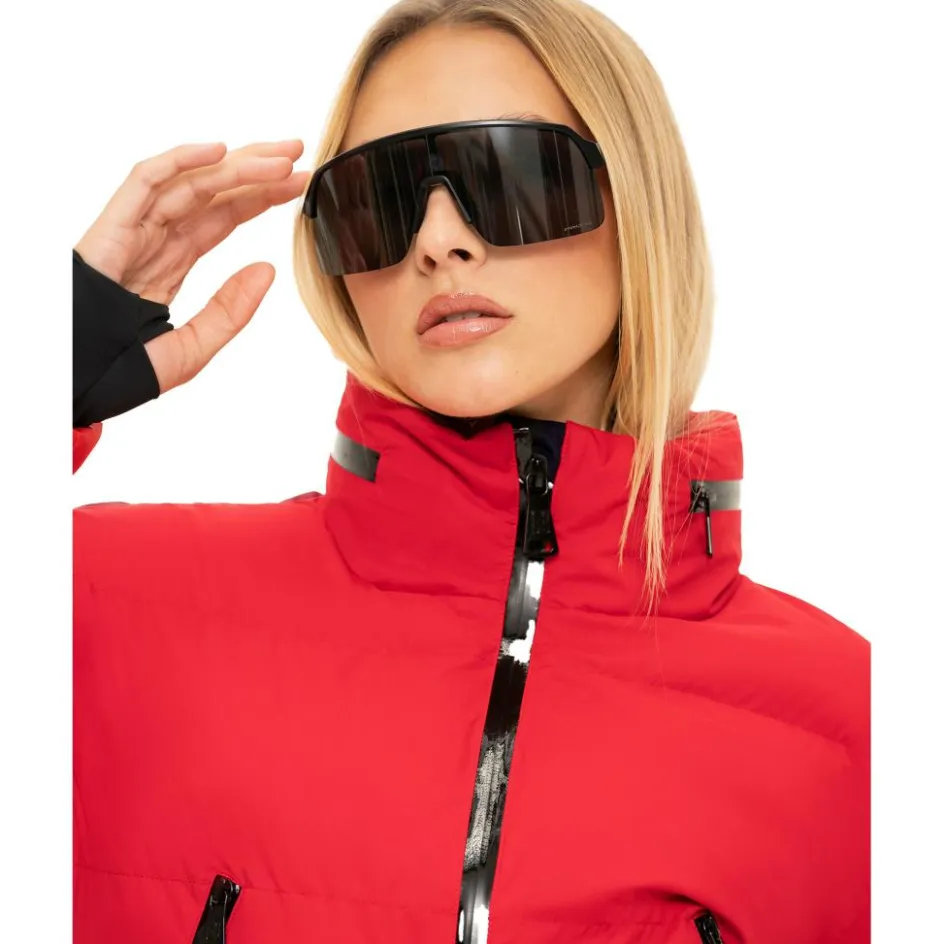 NIKKIE Ski Jassen|Wintersport*Geneva winterjas dames racing red