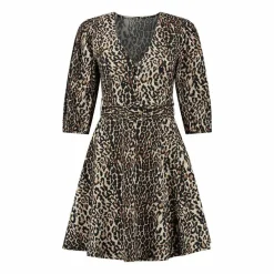 NIKKIE Jurkjes & Rokjes*Rachel Structure jurk dames dust black