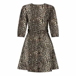 NIKKIE Jurkjes & Rokjes*Rachel Structure jurk dames dust black