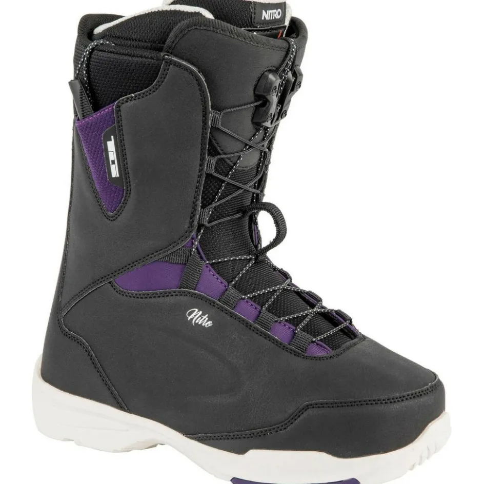 Nitro Snowboardschoenen|Wintersport*Scala TLS snowboardschoenen dames black purple