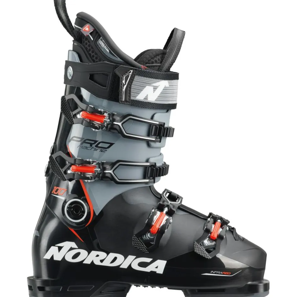Nordica Skischoenen|Wintersport*Pro Machine 100 skischoenen heren black grey red