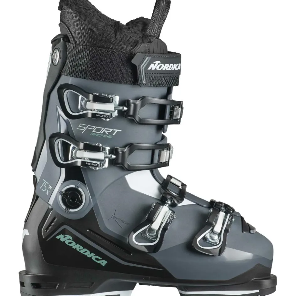 Nordica Skischoenen|Wintersport*Sportmachine 3 75X GW skischoenen dames anthracite black green