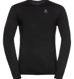 ODLO Thermokleding|Wintersport*Natural 100 Merino Warm LS thermoshirt heren black