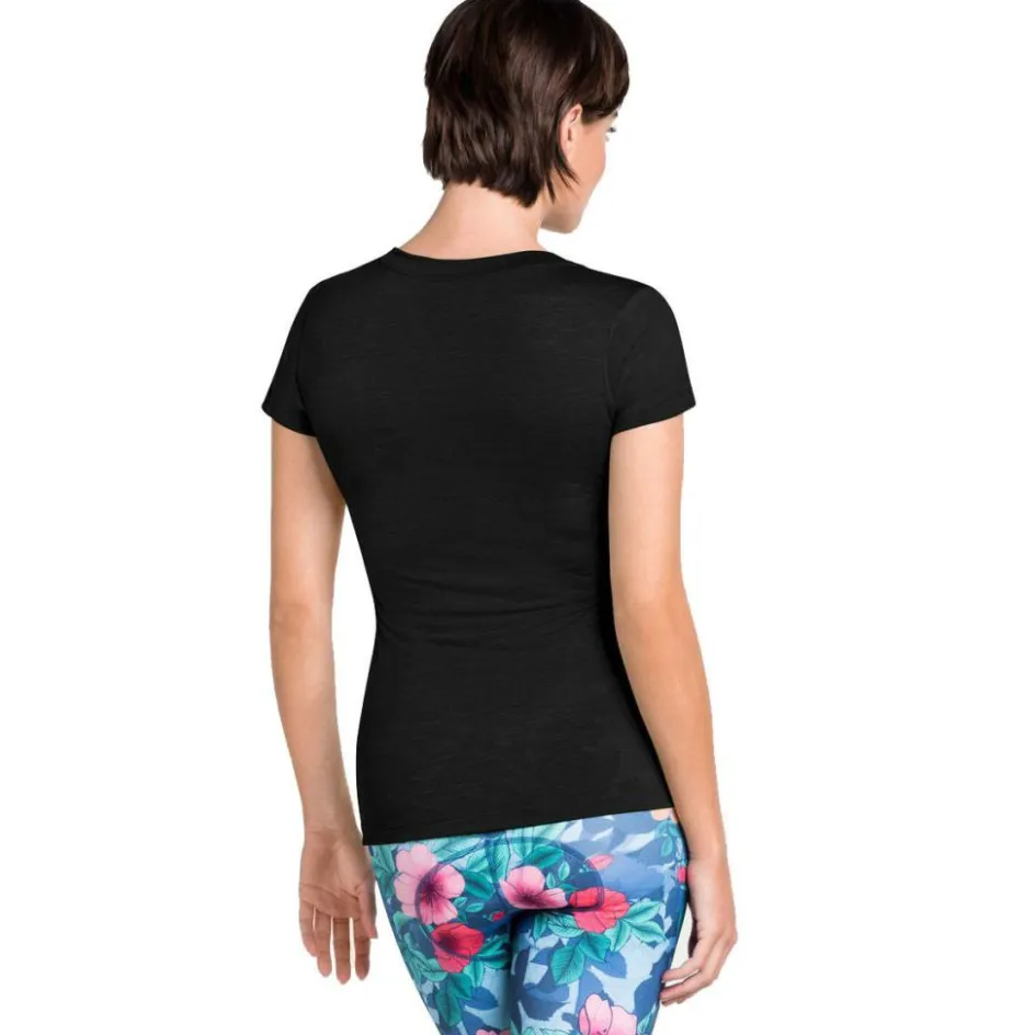 ODLO Thermokleding|Wintersport*Performance Wool Light SS thermoshirt dames black