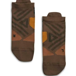 On Hardloopkleding*Low hardloopsokken heren cacao black