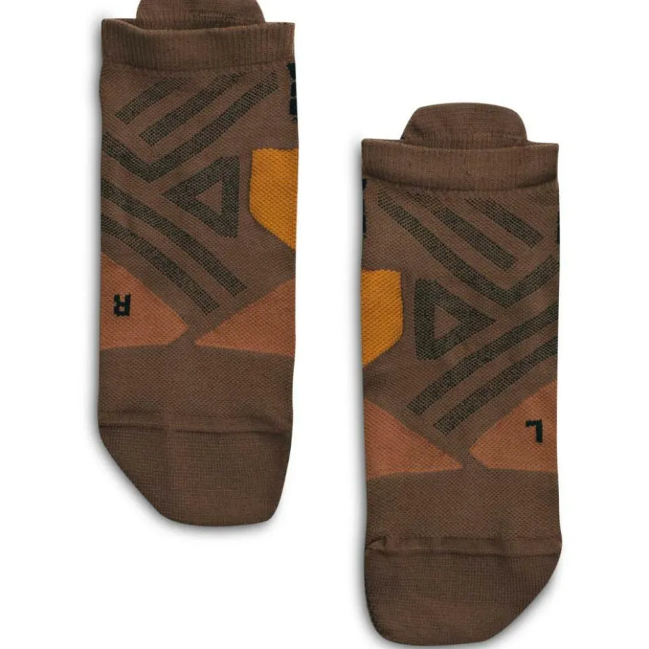 On Hardloopkleding*Low hardloopsokken heren cacao black