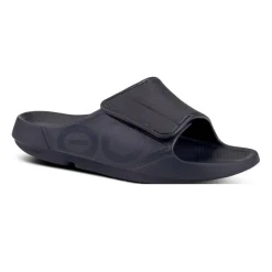 OOfos Slippers*OOahh Sport Flex slippers heren black matte