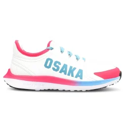 Osaka Hockeyschoenen*Furo Play hockeyschoenen junior white retro blue blue raspberry