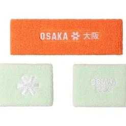 Osaka Hockeykleding*GDG00104 zweetband set true orange opal green