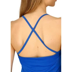 Osaka Tenniskleding*Pleated Tech tennisjurk dames princess blue