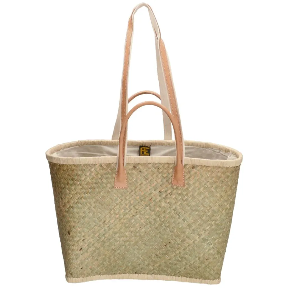 PE Florence Strandtassen* Penjy rieten strandtas natuur