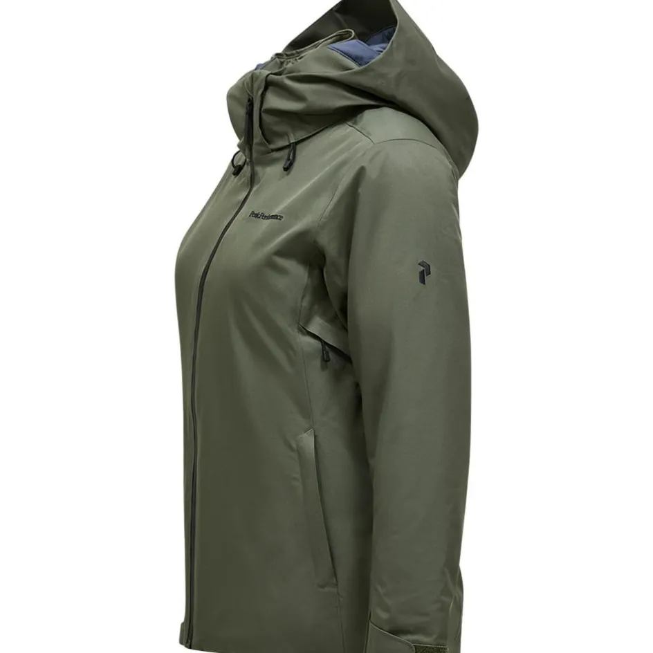 Peak Performance Ski Jassen|Wintersport* ANIMA softshell winterjas dames pine needle