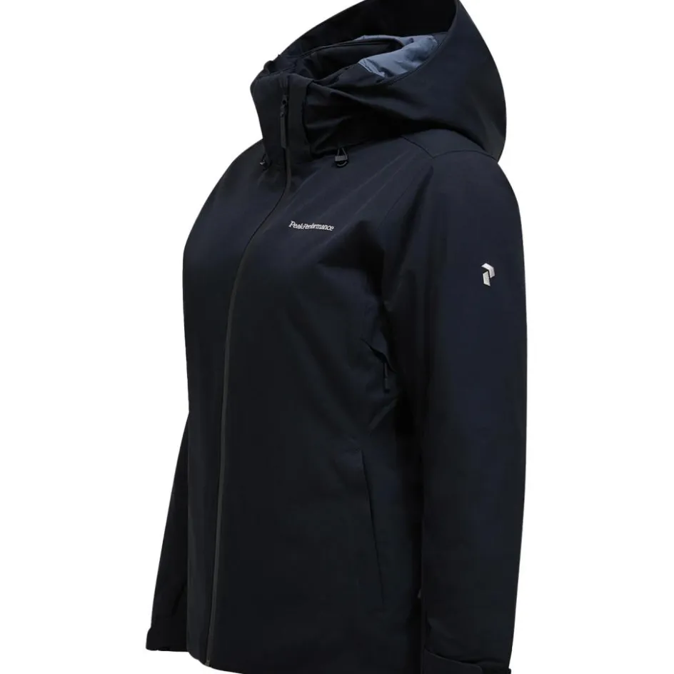 Peak Performance Ski Jassen|Wintersport* ANIMA softshell winterjas dames black