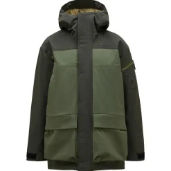 Peak Performance Ski Jassen|Wintersport* 2L Stretch parka winterjas heren olive extreme pine needle