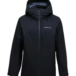 Peak Performance Ski Jassen|Wintersport* MAROON softshell winterjas heren black