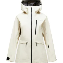 Peak Performance Ski Jassen|Wintersport* VERTEC softshell winterjas dames sand fog