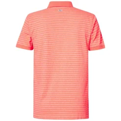 Petrol Industries Shirts, Polo's & Blouses* Polo heren fiery coral