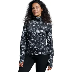 Poederbaas Skipullies|Wintersport*CL skipully dames black multi