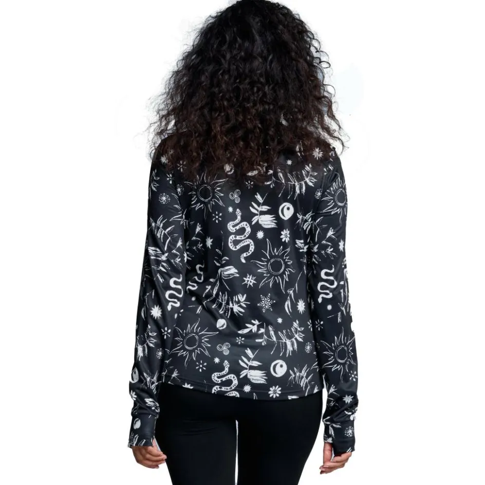 Poederbaas Skipullies|Wintersport*CL skipully dames black multi