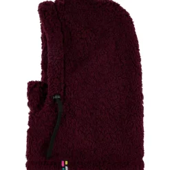Poederbaas Mutsen|Wintersport*Fluffy balaclava bordeaux