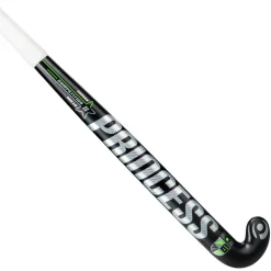 Princess Hockey Hockeystick* Competition 5 STAR SG9 Low Bow hockeystick black green - 36,5 inch