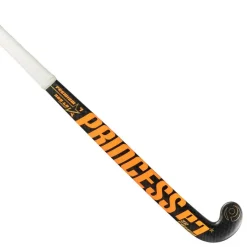 Princess Hockey Hockeystick* Indoor Premium 7 Star SG9 low bow hockeystick  black orange - 36,5 inch