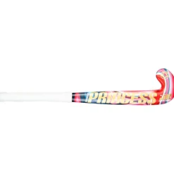 Princess Hockey Hockeystick* Woodcore hockeystick junior marble pink - 18 inch