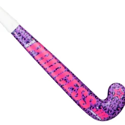 Princess Hockey Hockeystick* Woodcore hockeystick junior leo pu neon - 18 inch