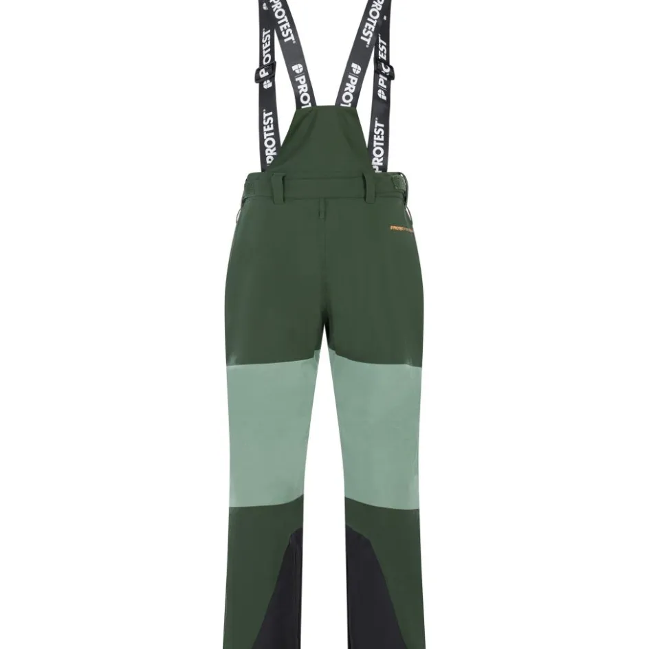Protest Skibroeken|Wintersport*Reider salopette skibroek heren kale green