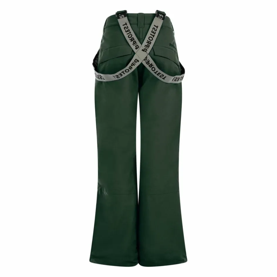 Protest Skibroeken|Wintersport*Spikety skibroek junior kale green