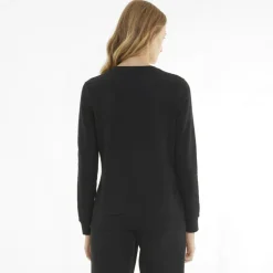 Puma Truien & Vesten*Essentials Logo Crew sweater dames black