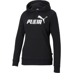 Puma Truien & Vesten*Essentials Logo hoodie dames black