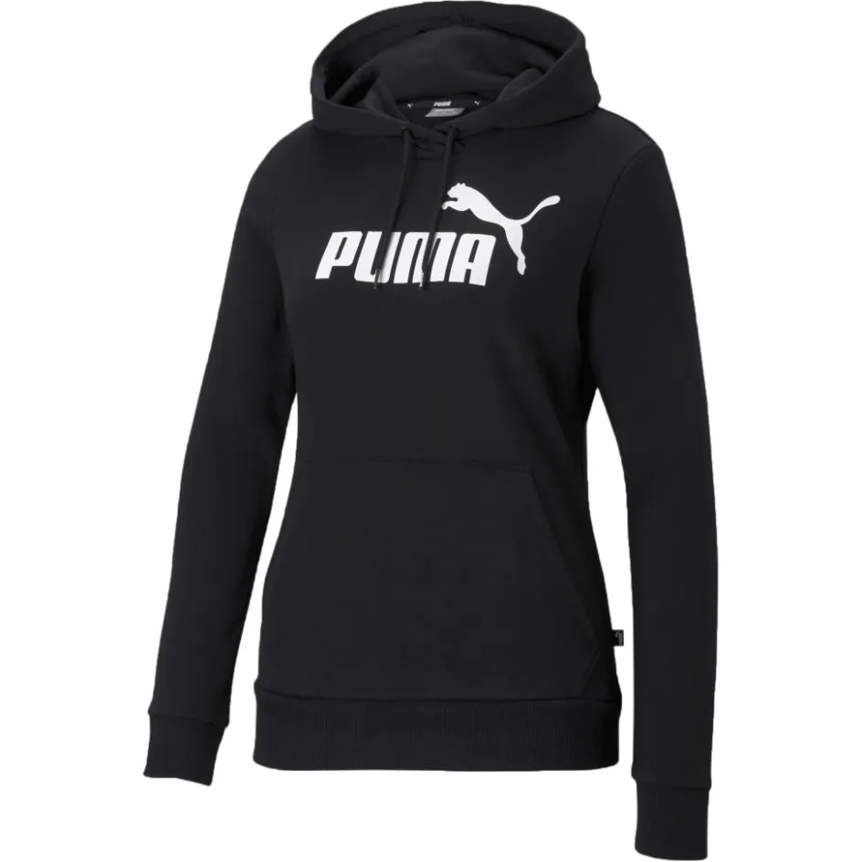 Puma Truien & Vesten*Essentials Logo hoodie dames black