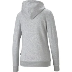 Puma Truien & Vesten*Essentials Logo hoodie dames light grey heather