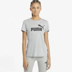 Puma Shirts, Polo's & Blouses*Essentials Logo shirt dames light grey heather