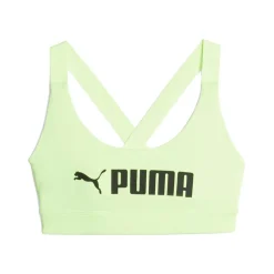 Puma Sportbh's*Fit sport bh dames speed green black