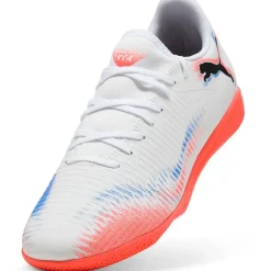 Puma Voetbalschoenen*Future 8 Play It IC zaalvoetbalschoenen white black glowing red