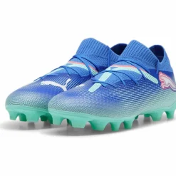 Puma Voetbalschoenen*FUTURE 7 PRO FG AG voetbalschoenen heren bluemazing white electric peppermint