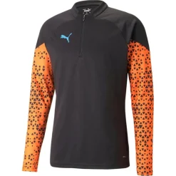 Puma Voetbalkleding*IndividualCUP trainingsshirt heren black ultra orange