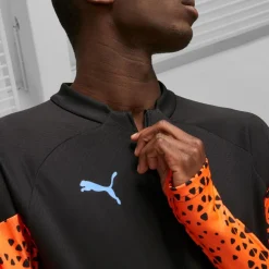 Puma Voetbalkleding*IndividualCUP trainingsshirt heren black ultra orange