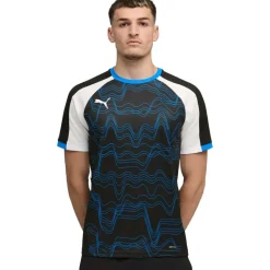 Puma Voetbalkleding*IndividualLIGA voetbalshirt heren black white ultra blue